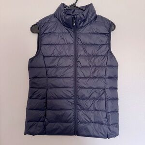 Navy Ultra Thin Puffer Vest